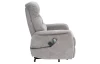 Masážne kreslo s polohovaním Legacy, šedá látka
