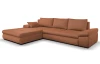 Rohová sedacia súprava Bono, terracotta látka