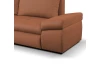 Rohová sedacia súprava Bono, terracotta látka