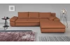 Rohová sedacia súprava Bono, terracotta látka