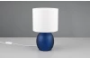 Stolní lampa Vela, modré sklo