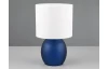 Stolní lampa Vela, modré sklo