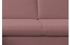 Rohová sedacia súprava Glow, tmavo ružová látka, ľavý roh