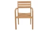 Záhradná stolička s podrúčkami Kediri, teak