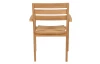 Záhradná stolička s podrúčkami Kediri, teak