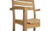 Záhradná stolička s podrúčkami Kediri, teak