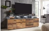 Široká TV skrinka Mood, vintage optika dreva