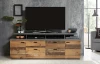 Široká TV skrinka Mood, vintage optika dreva