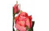 Umelá kvetina Ruža 46 cm, oranžovo-ružová