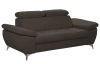 Dvojsedák Gisele, tmavo hnedá espresso látka