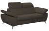 Dvojsedák Gisele, tmavo hnedá espresso látka