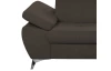 Dvojsedák Gisele, tmavo hnedá espresso látka