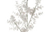 Umelý kvet Vianočná vetva eukalyptus 70 cm, biela