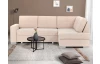 Rohová sedacia súprava Stilo, béžová látka, pravý roh