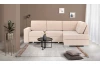 Rohová sedacia súprava Stilo, béžová látka, pravý roh