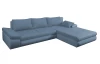 Rohová sedacia súpravu Bono, denimovo modrá látka