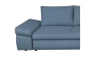 Rohová sedacia súpravu Bono, denimovo modrá látka