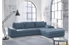 Rohová sedacia súpravu Bono, denimovo modrá látka