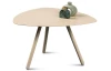 Stolík Mira, priemer 60 cm, béžový
