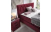 Posteľ Reve 160x200 cm, červená látka