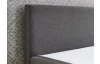 Posteľ boxspring Aston 160x200 cm, stredne šedá látka