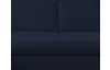 Rohová sedacia súprava Glow, námornícka modrá látka, ľavý roh