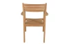 Záhradná stolička s podrúčkami Padang, teak