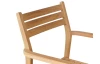 Záhradná stolička s podrúčkami Padang, teak