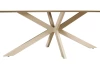 Jedálenský stôl Hagen 180x90 cm, imitácia  béžového travertinu