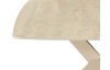 Jedálenský stôl Hagen 180x90 cm, imitácia  béžového travertinu