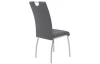 Jedálenská stolička Andrea, šedá ekokoža