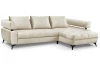 Rohová sedacia súprava Paris, krémová látka, pravý roh