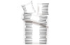 Obliečky Porto 140x220 cm, šedo-biele