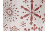 Vianočný hrnček Snehové vločky 320 ml, červeno-biely