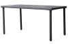 Obdĺžnikový záhradný stôl Alford 150x90 cm, černý
