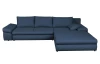 Rohová sedacia súprava Bono, námornícka modrá látka