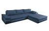 Rohová sedacia súprava Bono, námornícka modrá látka