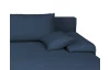Rohová sedacia súprava Bono, námornícka modrá látka