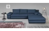 Rohová sedacia súprava Bono, námornícka modrá látka