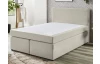 Posteľ boxspring Aston 160x200 cm, béžová látka