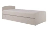 Posteľ s úložným priestorom Patrik 90x200 cm, béžová kašmír