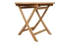 Okrúhly záhradný stôl Dumai, 90 cm, teak