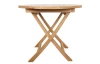 Okrúhly záhradný stôl Dumai, 90 cm, teak