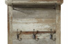 Nástenný vešiakový panel Bonanza, vintage optika