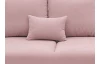 Rohová sedacia súprava Yoko, ružová látka