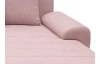 Rohová sedacia súprava Yoko, ružová látka