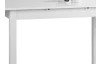 Rozkladací jedálenský stôl Coburg 137x80 cm, biely