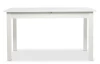 Rozkladací jedálenský stôl Coburg 137x80 cm, biely