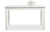 Rozkladací jedálenský stôl Coburg 137x80 cm, biely