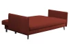 Rozkladacia pohovka Vannes, tmavo červená látka